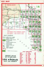 Index Map - Los Angeles City and County 1, Los Angeles County 1961